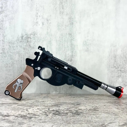 Customizable Mandalorian Blaster Actual Size with Stand