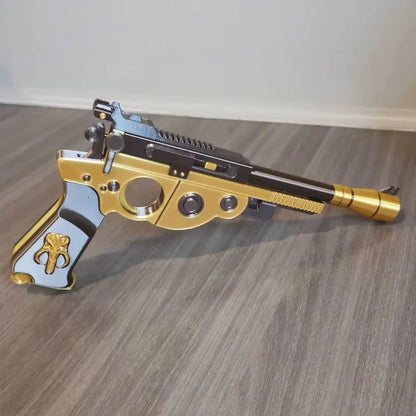 Customizable Mandalorian Blaster Actual Size with Stand