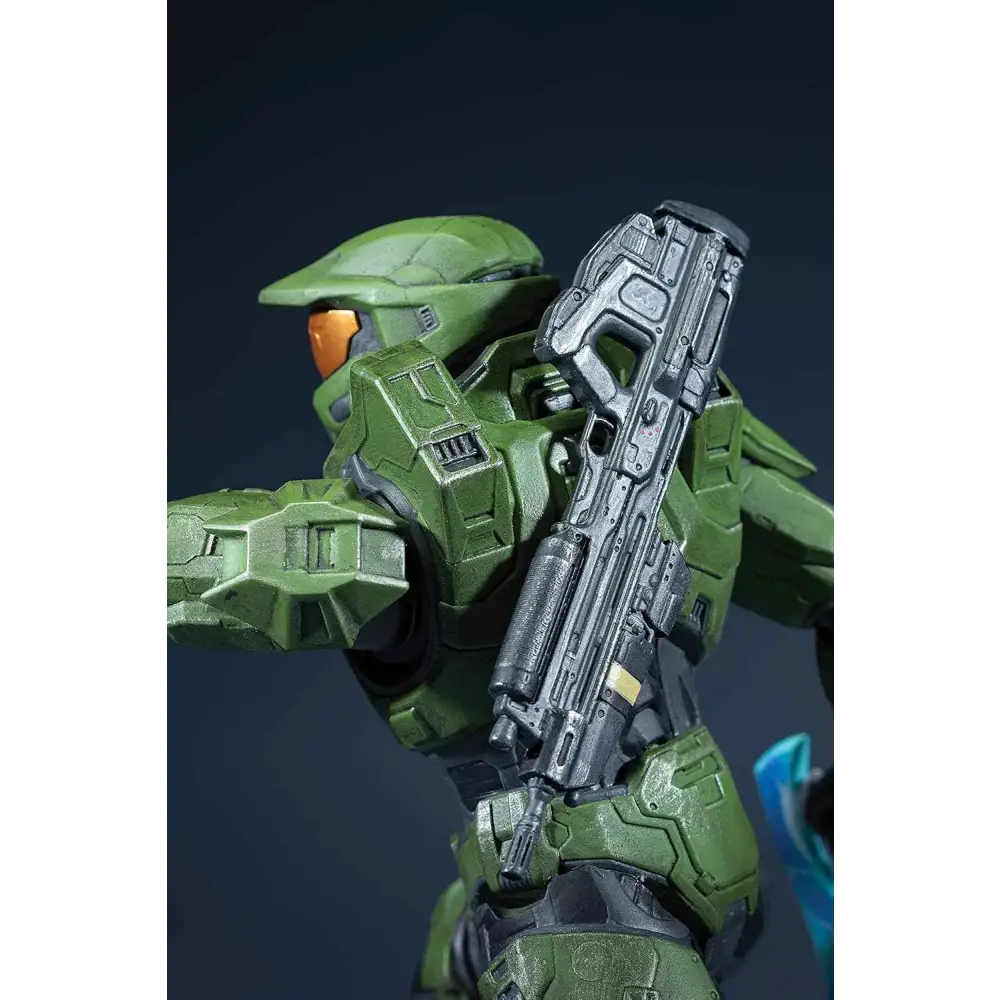 Halo Infinite Statue – Master Chief 10 Inch Collectible with Grappleshot & Zeta Halo Base Collectible