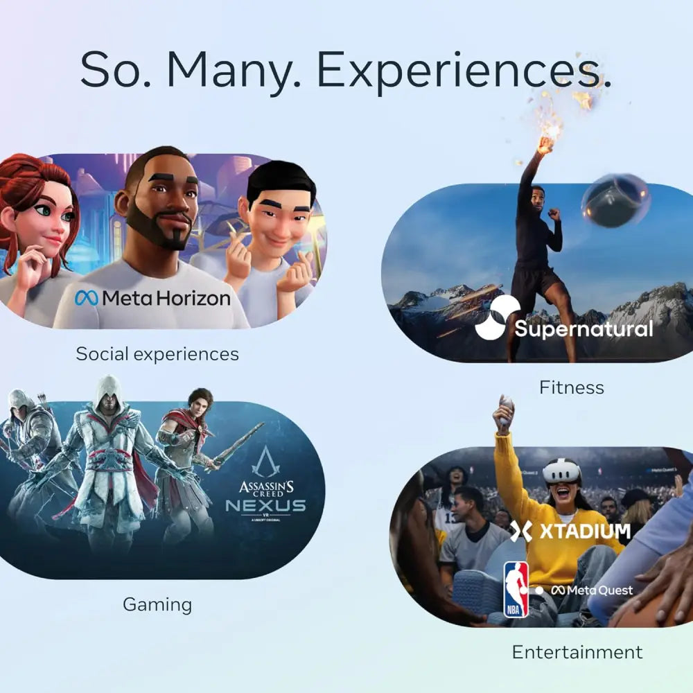 Meta Quest 3S Headset – All-in-One VR Gaming System With 128GB Storage & Batman Arkham Games