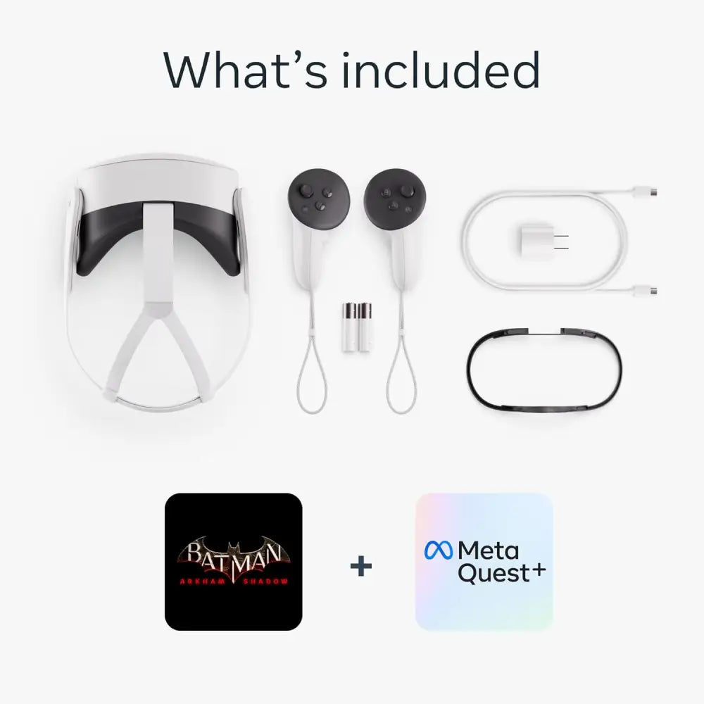 Meta Quest 3S Headset – All-in-One VR Gaming System With 128GB Storage & Batman Arkham Games