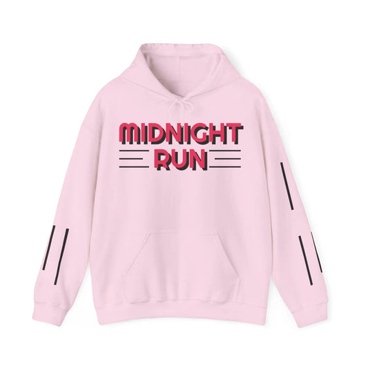 Midnight Run Heavy Blend™ Hooded Sweatshirt Light Pink