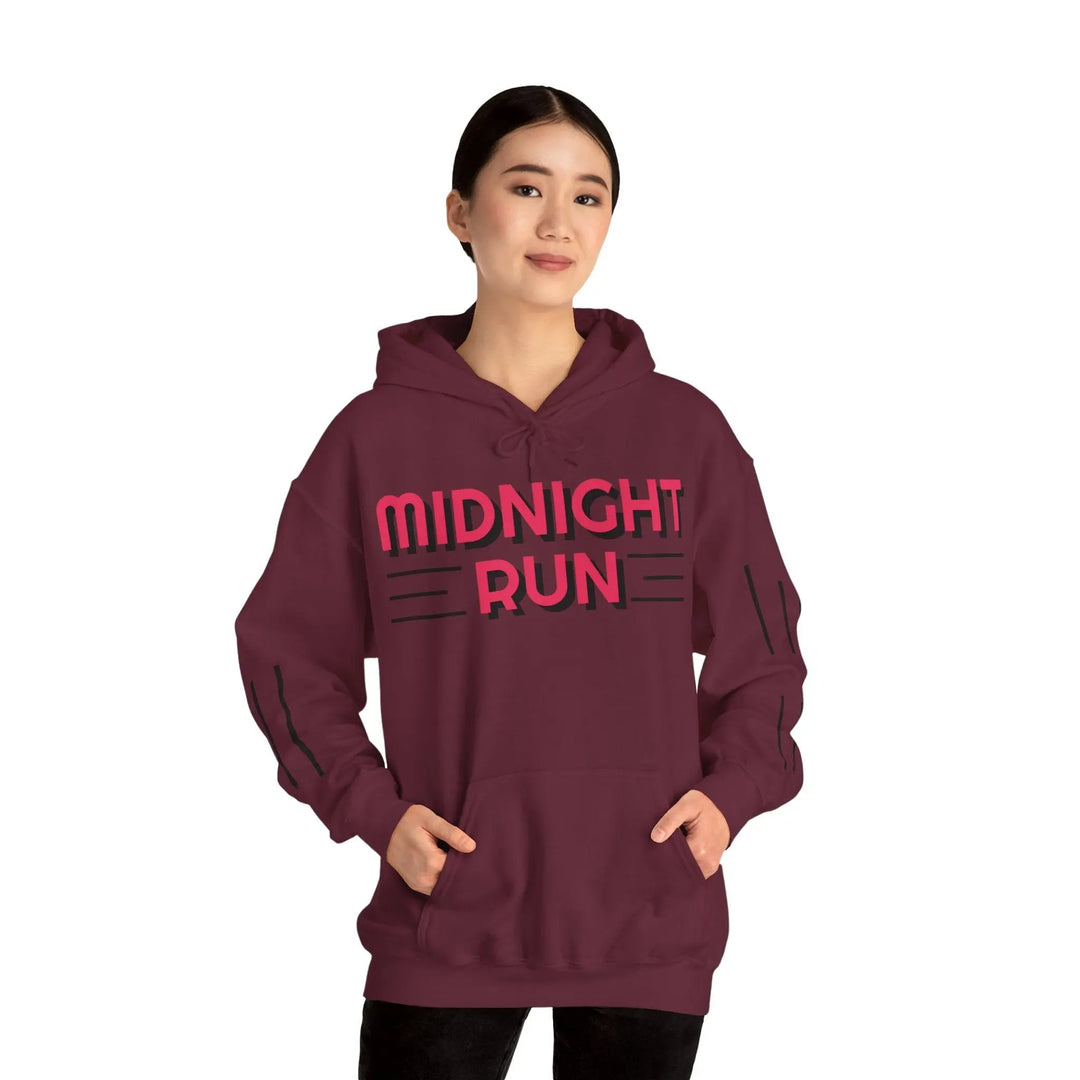 Midnight Run Heavy Blend™ Hooded Sweatshirt - Gapo Goods - Hoodie