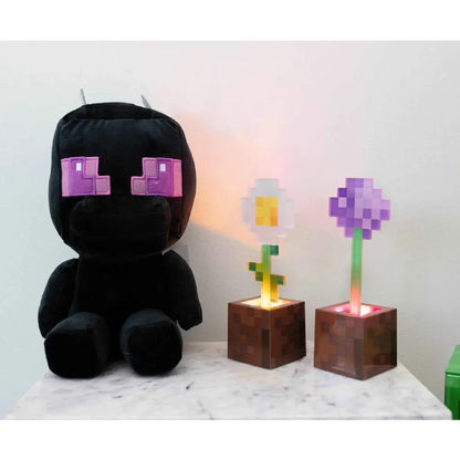 Minecraft Flower Pot Lights – Daisy & Allium LED Mood Lights for Gaming Room Decor Home Decor