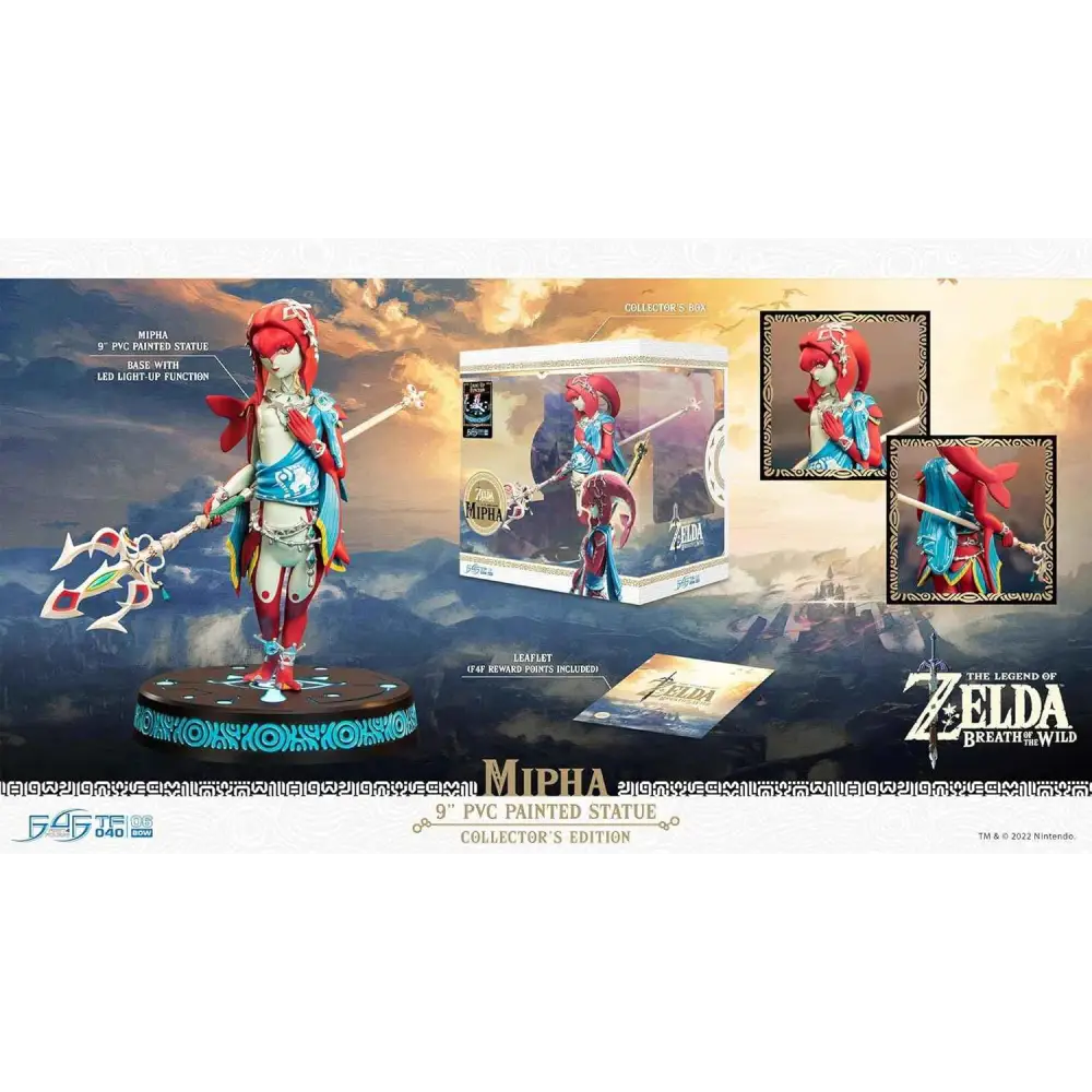 Mipha PVC Statue – Legend of Zelda Breath of the Wild Collector Edition Figure Collectible