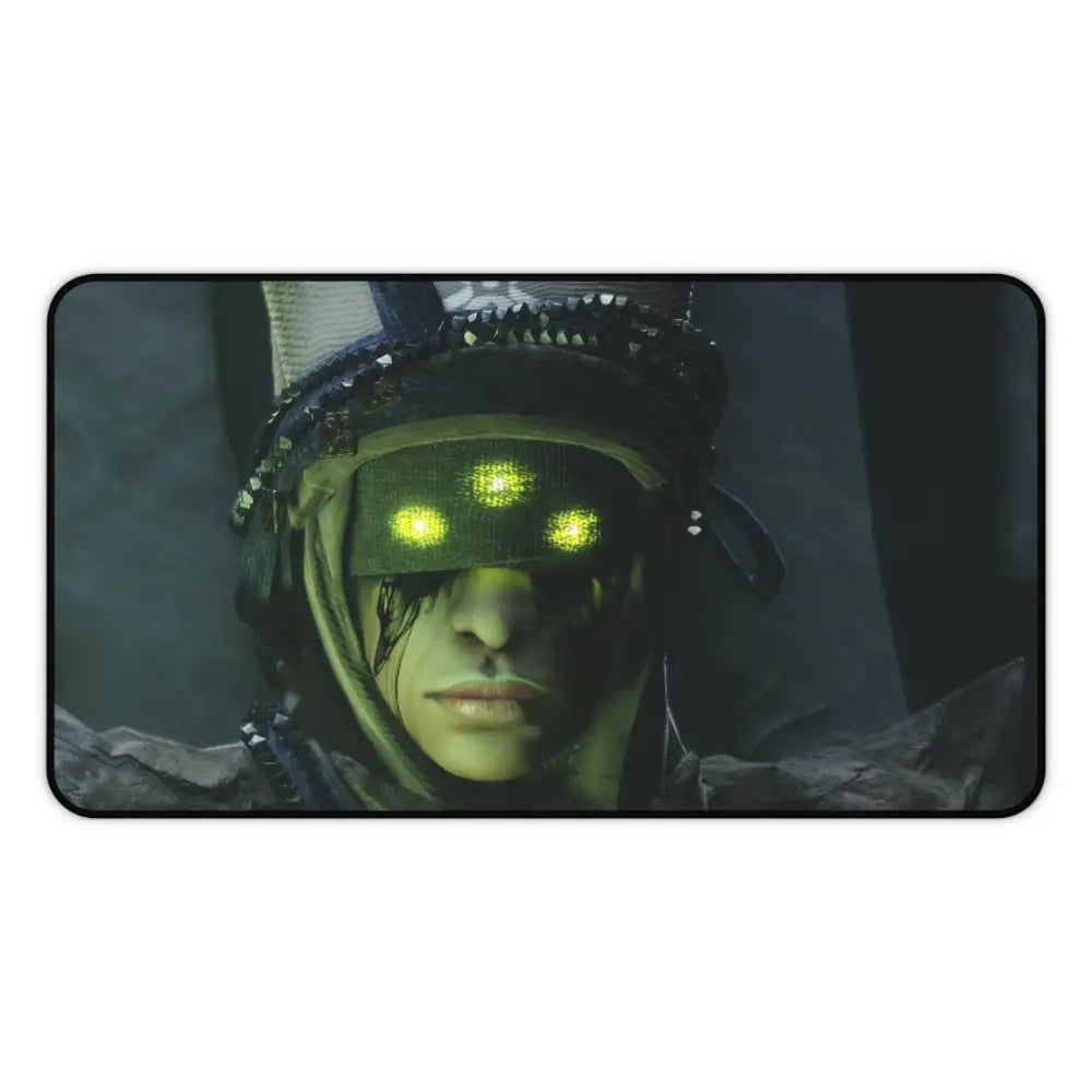 Moody Gamer Desk Mat for Epic Command Center Vibes - 12’’ × 22’’ - Home Decor