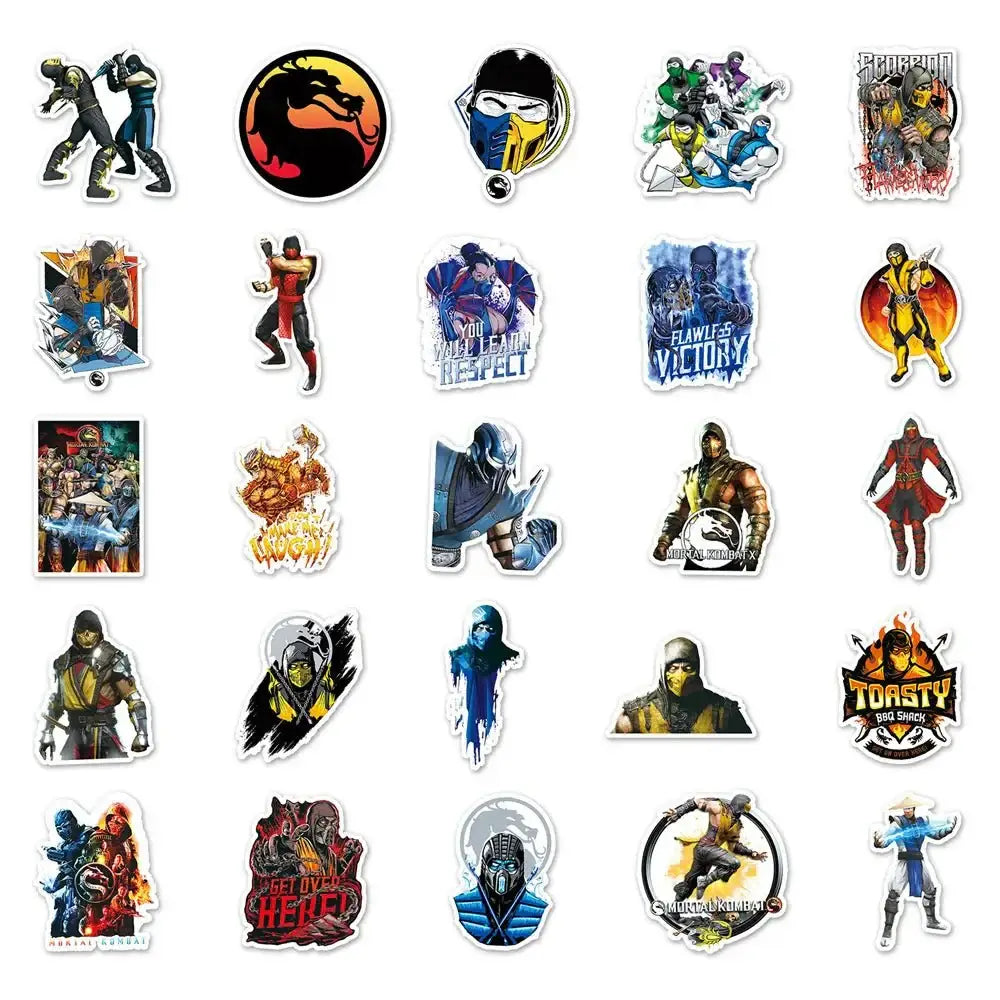 Mortal Kombat Graffiti Sticker