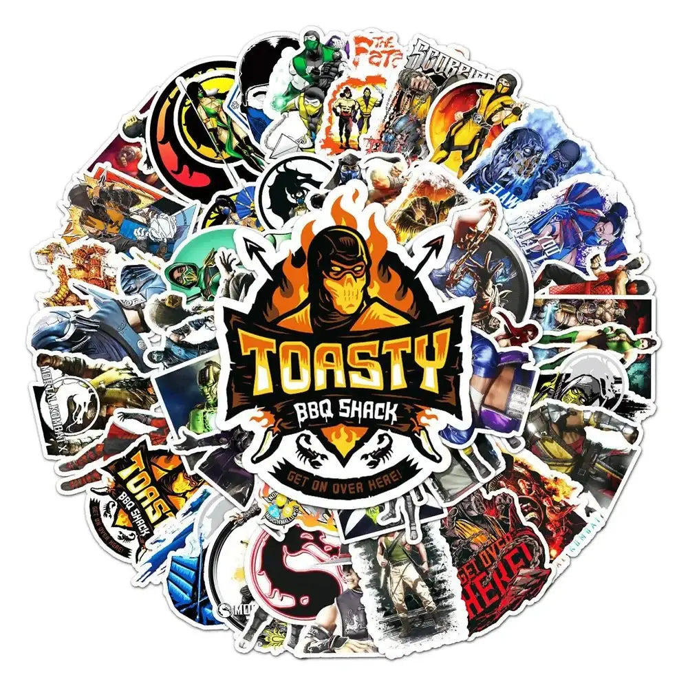 Mortal Kombat Graffiti Sticker