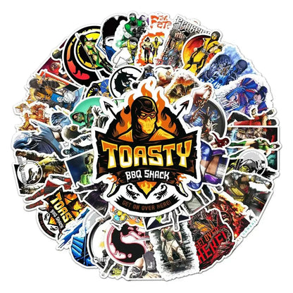 Mortal Kombat Graffiti Sticker