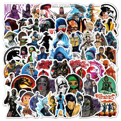 Mortal Kombat Stickers – Waterproof Vinyl Decals | Gamer Sticker Pack 10-60PCS 30PCS Paper products