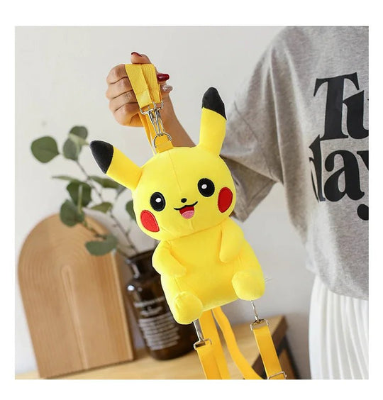 Pikachu Backpack Crossbody Bag - Gapo Goods - 