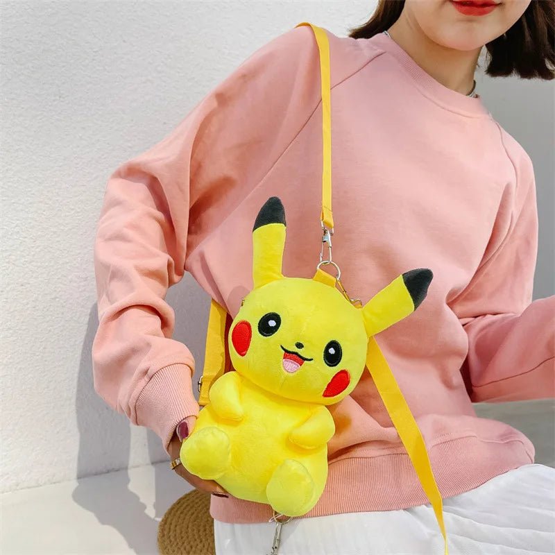 Pikachu Backpack Crossbody Bag - Gapo Goods - 