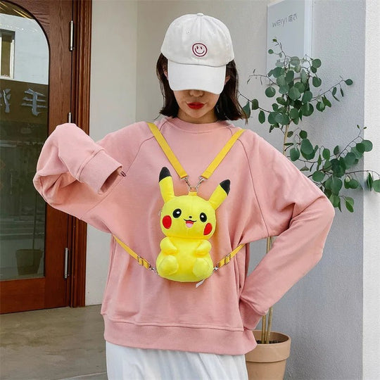 Pikachu Backpack Crossbody Bag - Gapo Goods - 