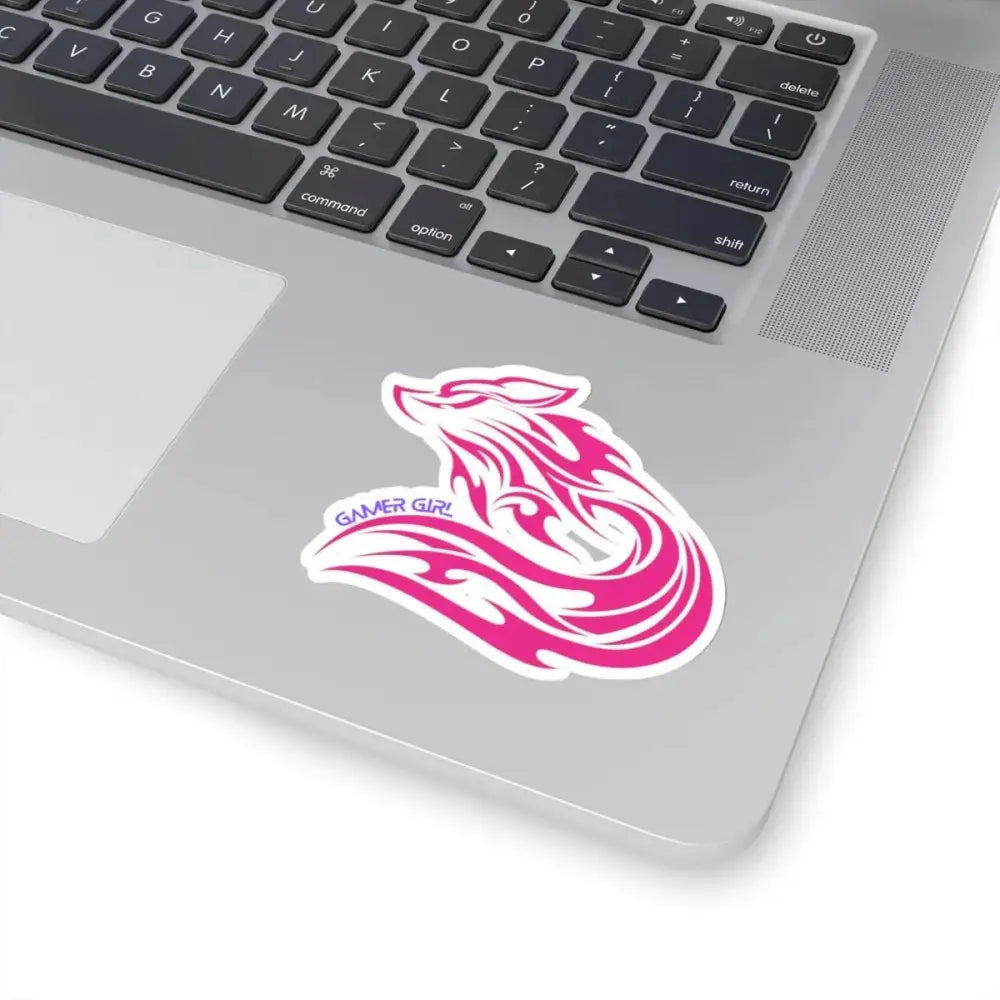 Gamer Girl Stickers - Vibrant Kiss Cut Stickers | Durable Vinyl Decals 3" × 3" White Stickers