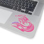 Gamer Girl Stickers - Vibrant Kiss Cut Stickers | Durable Vinyl Decals 4" × 4" Transparent Stickers