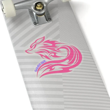 Gamer Girl Stickers - Vibrant Kiss Cut Stickers | Durable Vinyl Decals 6" × 6" Transparent Stickers