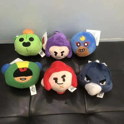 Plush and Keychains Brawl Game Leon Spikes Crow Shelly - Gapo Goods - 