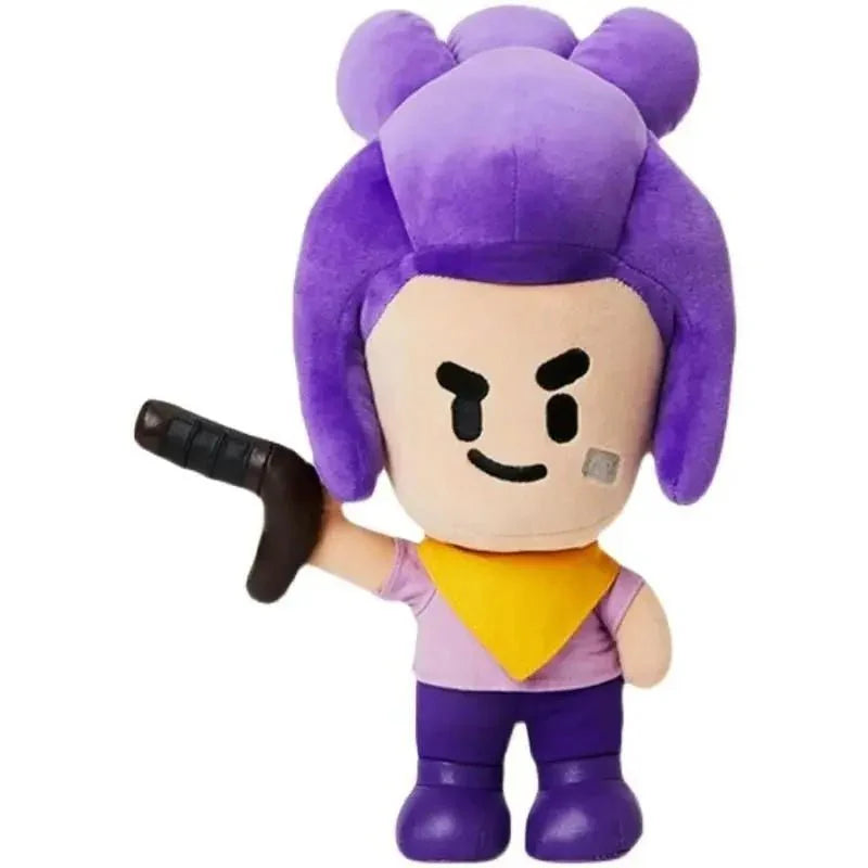 Brawl Stars Plush Collection – Durable Stuffed Toys & Compact Character Keychains about 25cm 5 Plush Toy