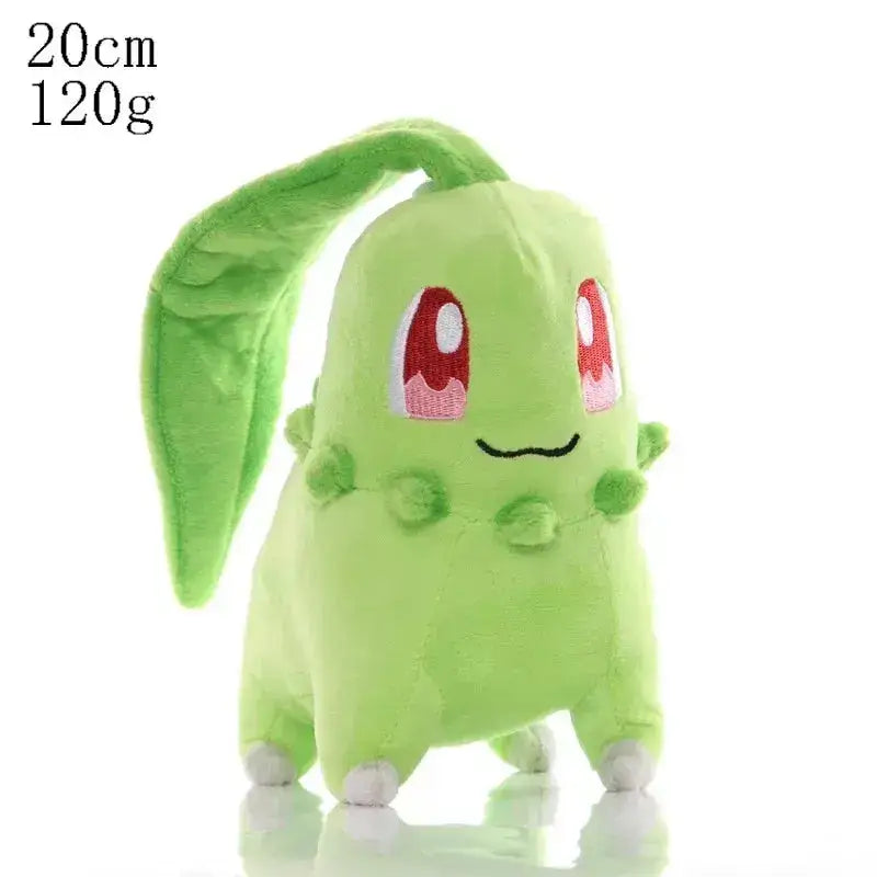 Pokemon Plush Toys - Adorable Stuffed Animal Dolls | Cute Kawaii Plush Collection 20cm Chikorita Plush Toy