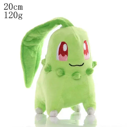 Pokemon Plush Toys - Adorable Stuffed Animal Dolls | Cute Kawaii Plush Collection 20cm Chikorita Plush Toy