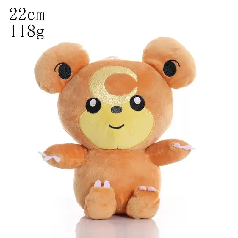 Pokemon Plush Toys - Adorable Stuffed Animal Dolls | Cute Kawaii Plush Collection 22cm Teddiursa Plush Toy