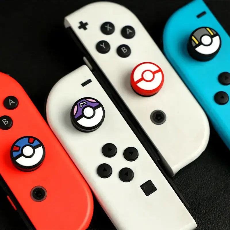Silicone Thumb Stick Grips - 8pcs Analog Stick Caps for Nintendo Switch Controllers Gaming Accessories