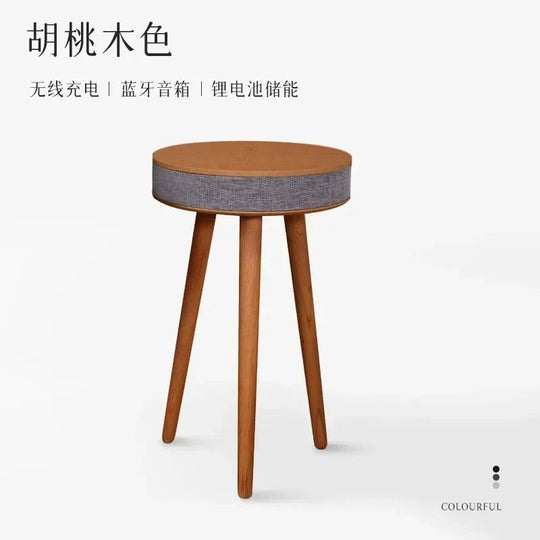 Portable Wooden Coffee Table Bluetooth Speaker with Wireless Charging and USB Stand - 9000 mAh - Gapo Goods - Home Decor