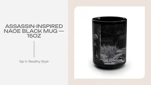 Assassin-Inspired Naoe Black Mug &mdash; 15oz by@Outfy