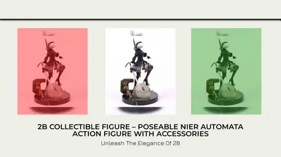 2B Collectible Figure &ndash; Poseable NieR Automata Action Figure with Accessories by@Outfy