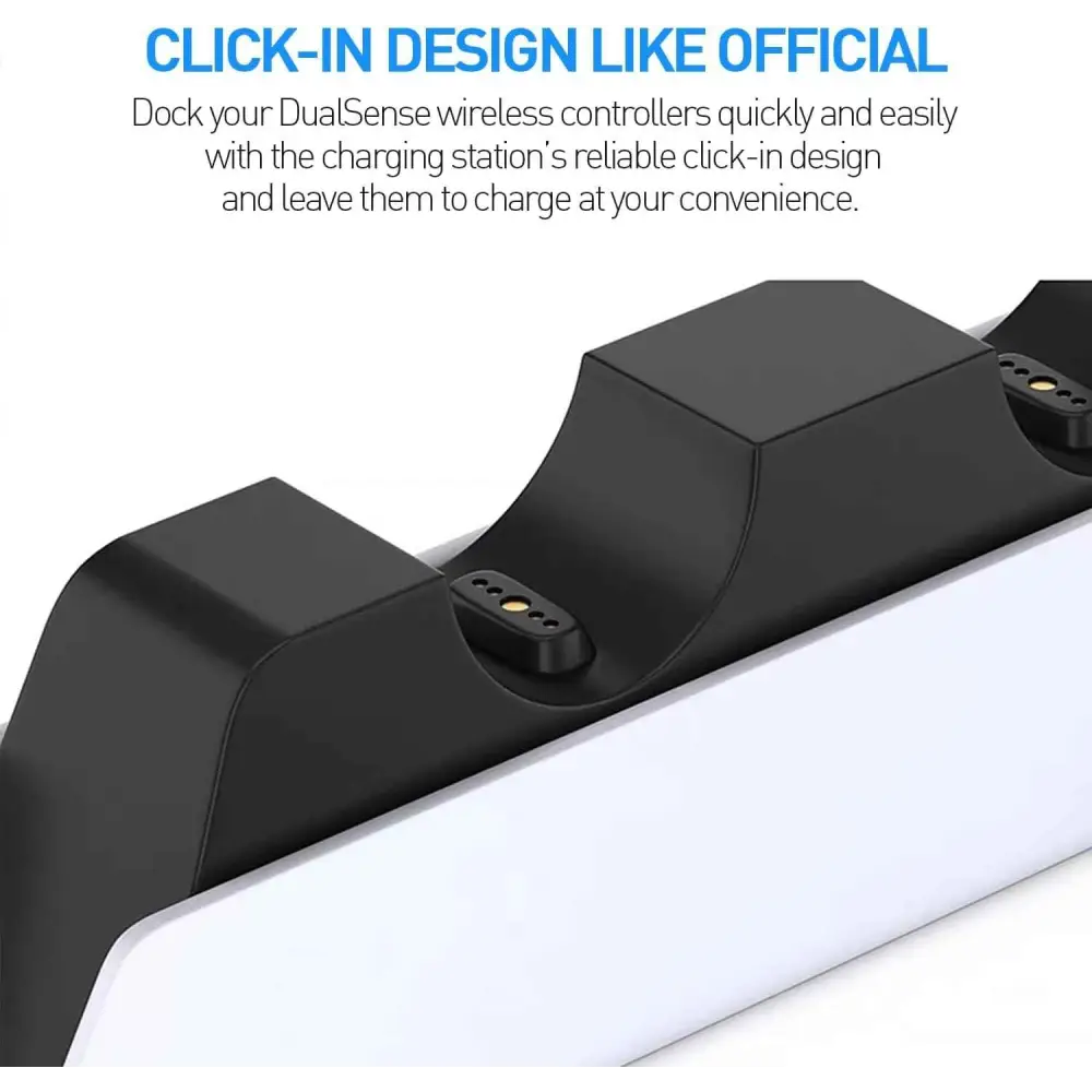 PS5 Controller Charger | Dual Charging Dock - Charge Two Controllers Fast
