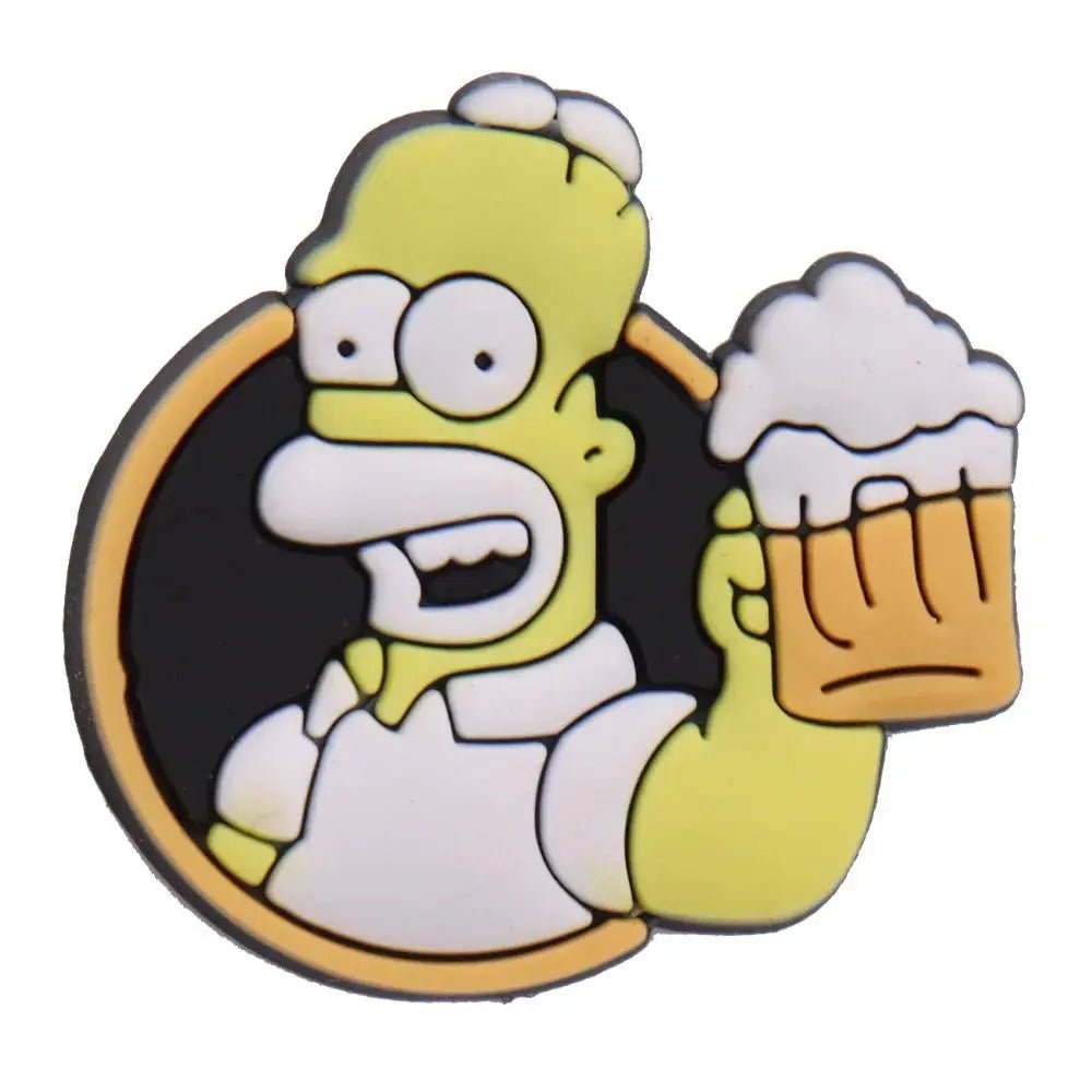 PVC The Simpsons Shoe Charms for Party Decor - 1 Pack - Gapo Goods - Accessories