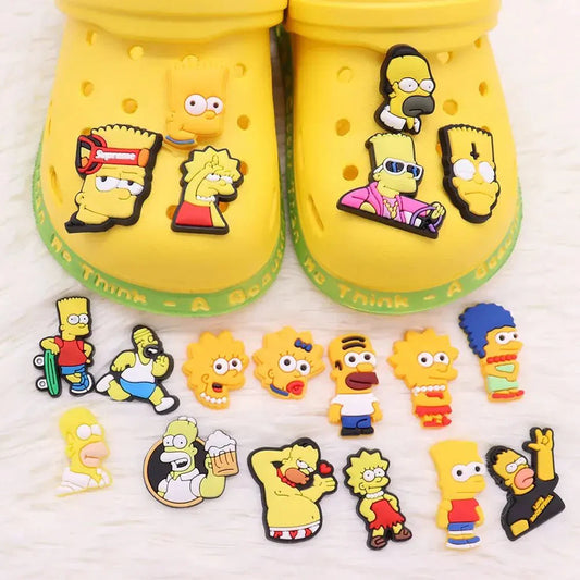 PVC The Simpsons Shoe Charms for Party Decor - 1 Pack - Gapo Goods - Accessories