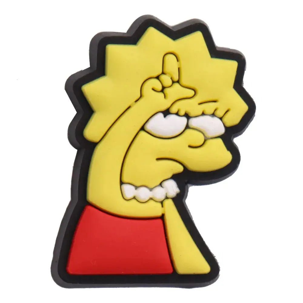 PVC The Simpsons Shoe Charms for Party Decor - 1 Pack - Gapo Goods - Accessories