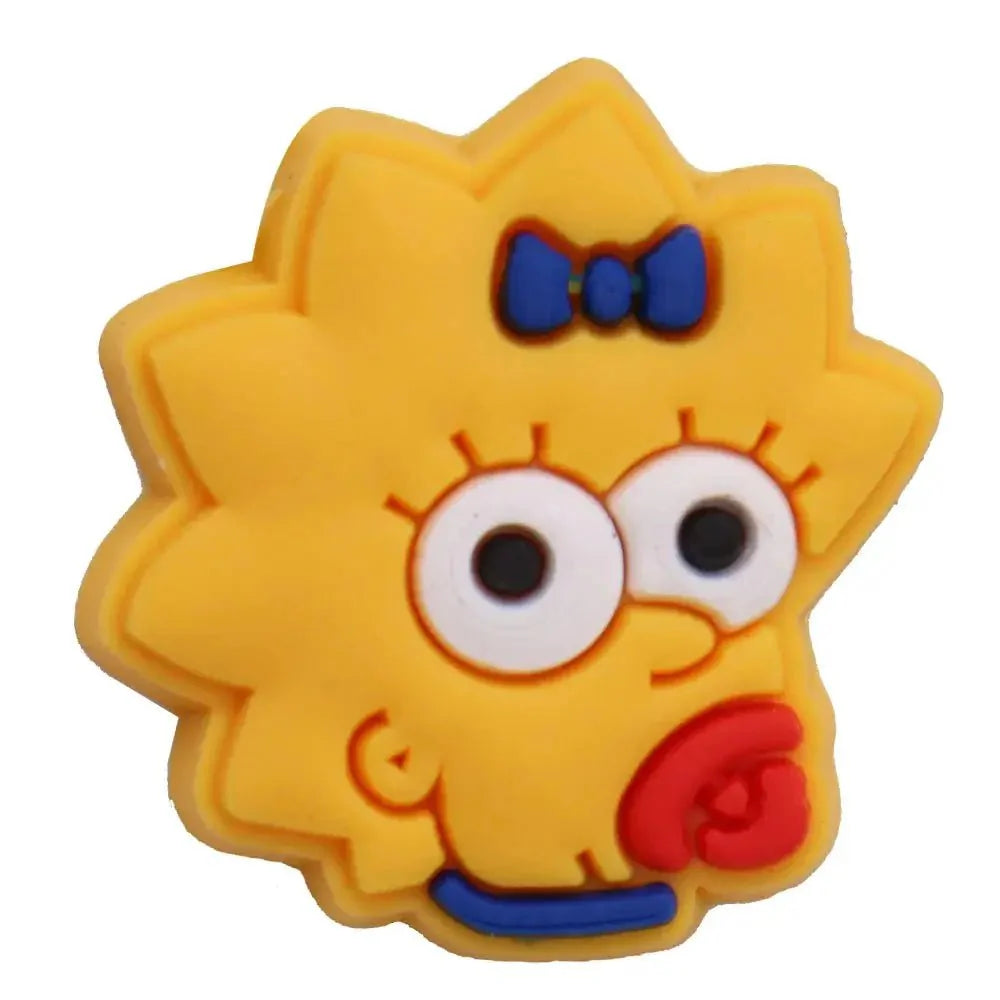 PVC The Simpsons Shoe Charms for Party Decor - 1 Pack Navy Blue