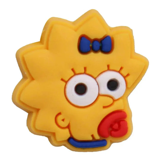 PVC The Simpsons Shoe Charms for Party Decor - 1 Pack Navy Blue