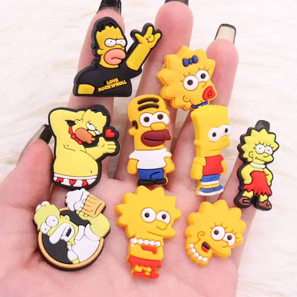 PVC The Simpsons Shoe Charms for Party Decor - 1 Pack - Gapo Goods - Accessories