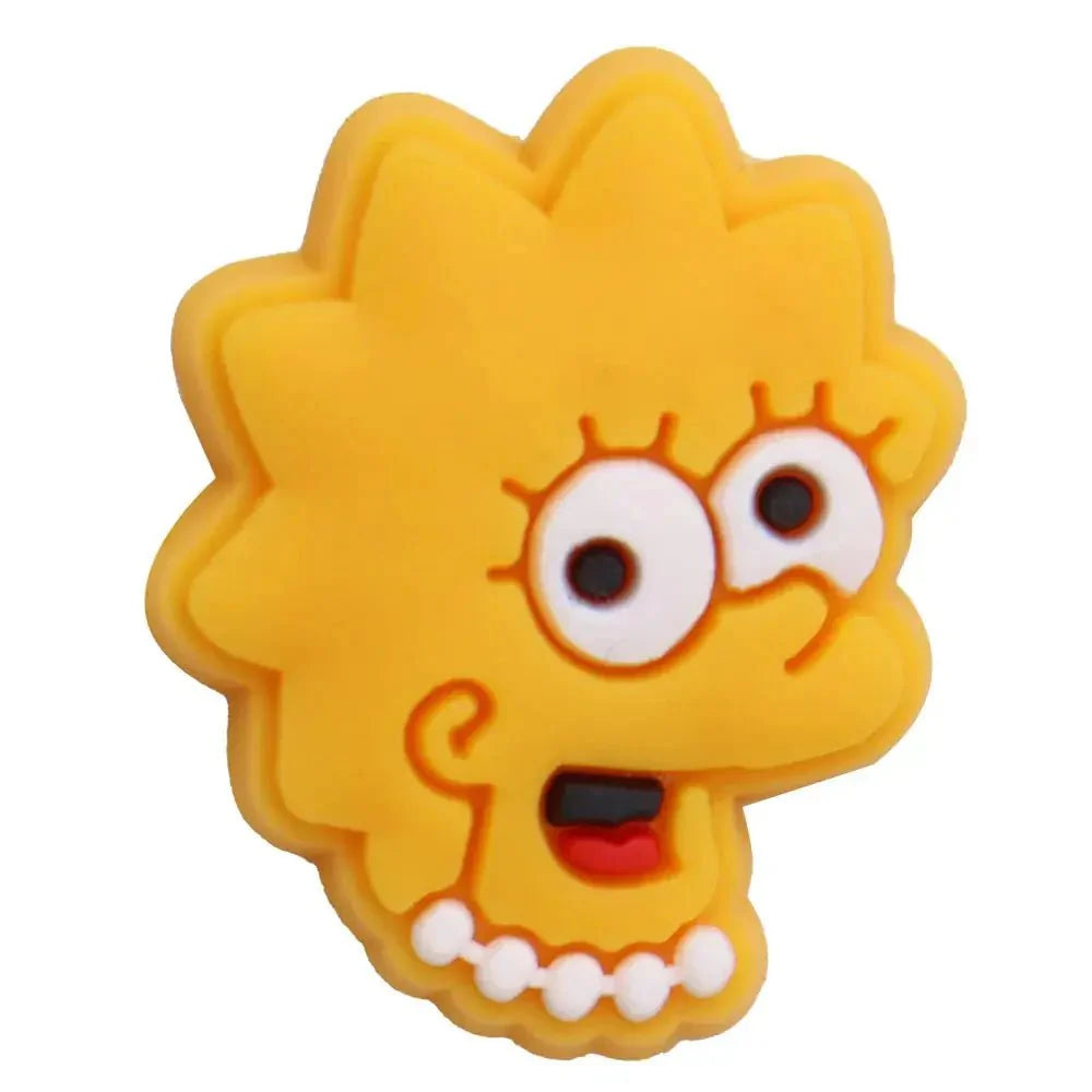 PVC The Simpsons Shoe Charms for Party Decor - 1 Pack light brown