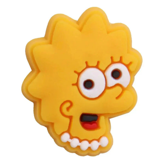 PVC The Simpsons Shoe Charms for Party Decor - 1 Pack light brown