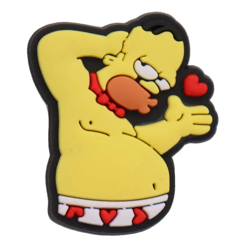 PVC The Simpsons Shoe Charms for Party Decor - 1 Pack - Gapo Goods - Accessories