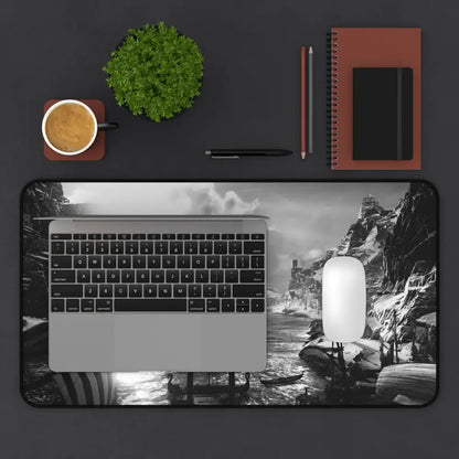 Gaming Desk Mat – Large Viking Desk Mat with Non Slip Surface & Durable Edges Mousepad