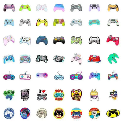 Gamepad Stickers – Gamer Stickers PVC Sticker Pack | Waterproof, Colorful Designs Paper products