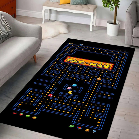 Retro Gaming Pac Man Arcade Rug - Nostalgic Decor - Gapo Goods - 