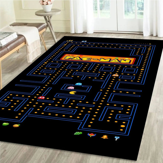 Retro Gaming Pac Man Arcade Rug - Nostalgic Decor - Gapo Goods - 