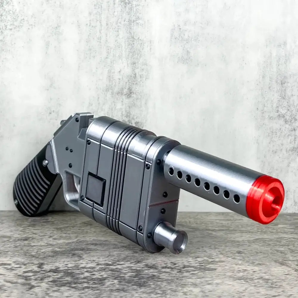 Rey Blaster Replica – Fully Assembled Movie Prop Blaster with Movable Trigger Collectible
