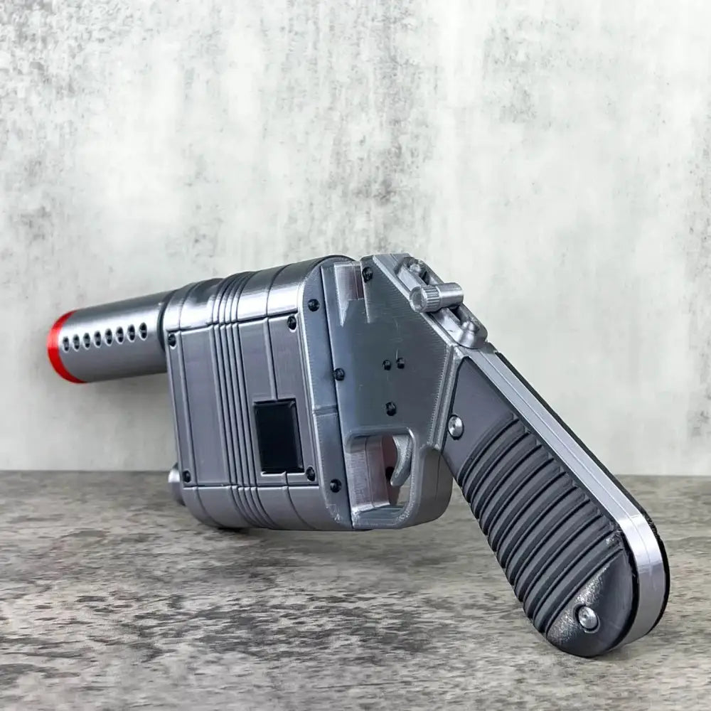 Rey Blaster Replica – Fully Assembled Movie Prop Blaster with Movable Trigger Collectible