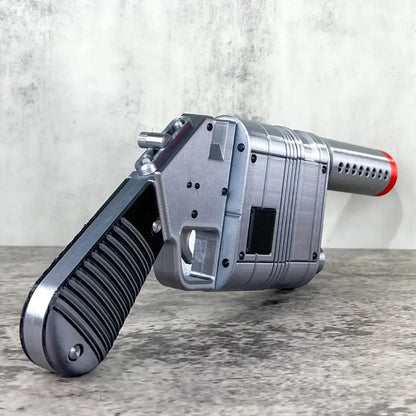 Rey Blaster Replica – Fully Assembled Movie Prop Blaster with Movable Trigger Collectible
