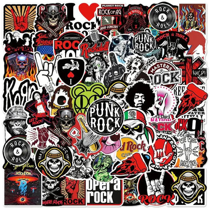 Rock Roll Band Stickers – Classic Band Decals & Retro Music Stickers Pack Paper products