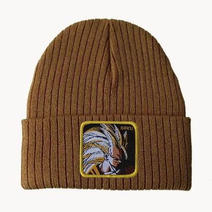 Dragon Ball Winter Cap – Acrylic Knit Beanie | Cozy Anime Character Headwear 18 Hats