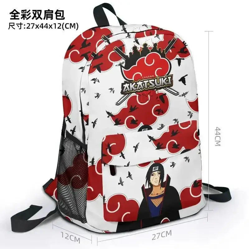 Naruto Series' Akatsuki Organization features the iconic Red Cloud design 07