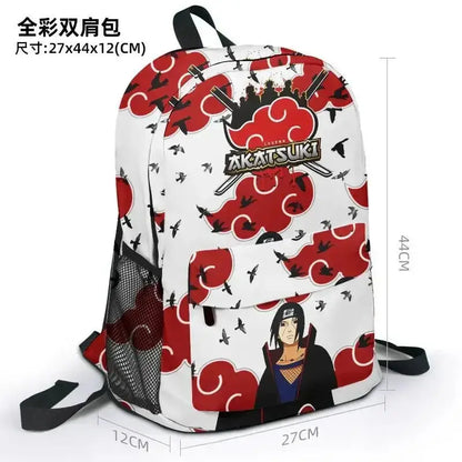 Naruto Series' Akatsuki Organization features the iconic Red Cloud design 07
